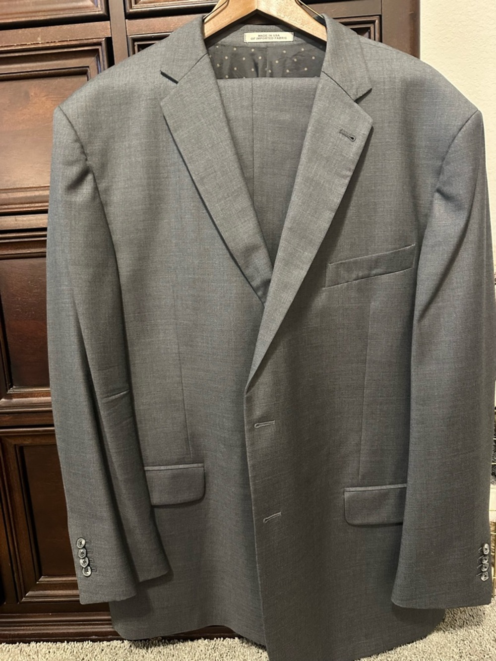 Men's Gray Suit - Classic Formal Jacket & Pants